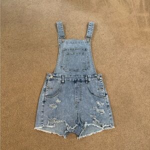 SHEIN Denim Overalls